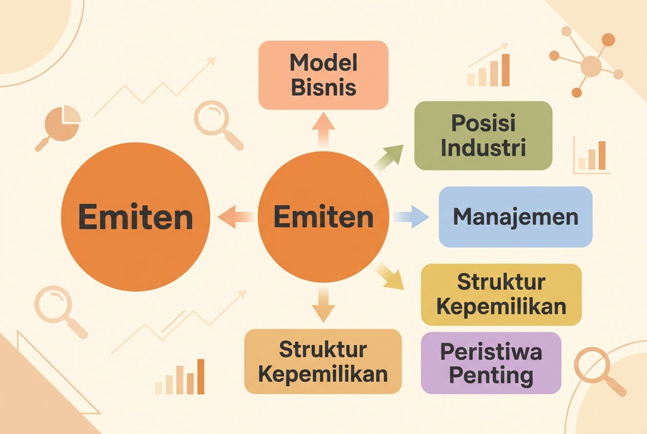 Ilustrasi dasar evaluasi emiten perusahaan tercatat